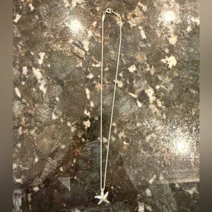 Tiffany & Co Elsa Peretti Starfish pendant sterling silver necklace